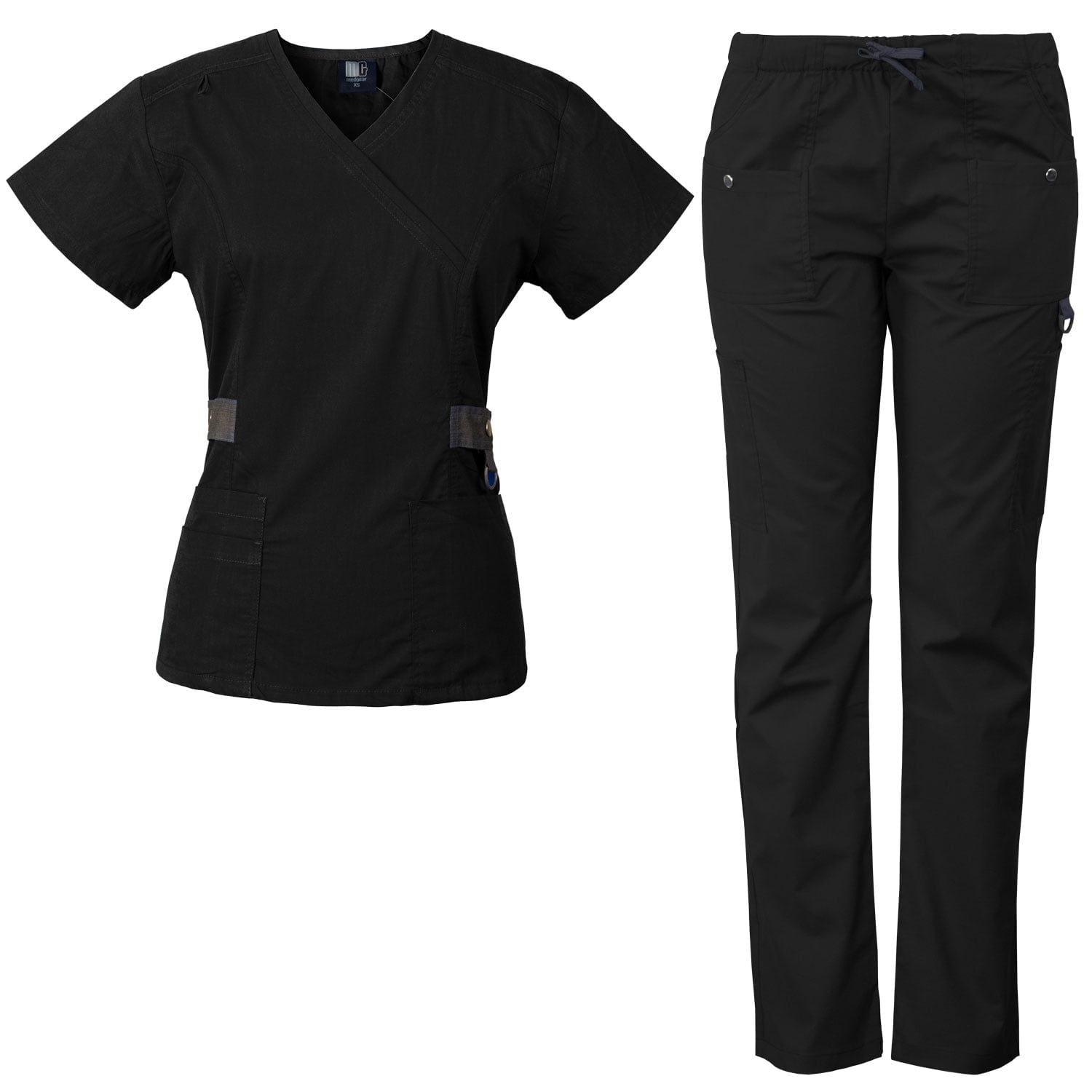 Medgear 12 Pocket Women s Scrub Set with Silver Snap Detail Contrast Trim f3a9cba8 5988 4a59 bf59 d529ef126c99.26e63a5d753128b2ed693f2477b2db2a - uosealmgroup.com